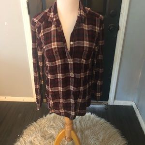 Pull over flannel